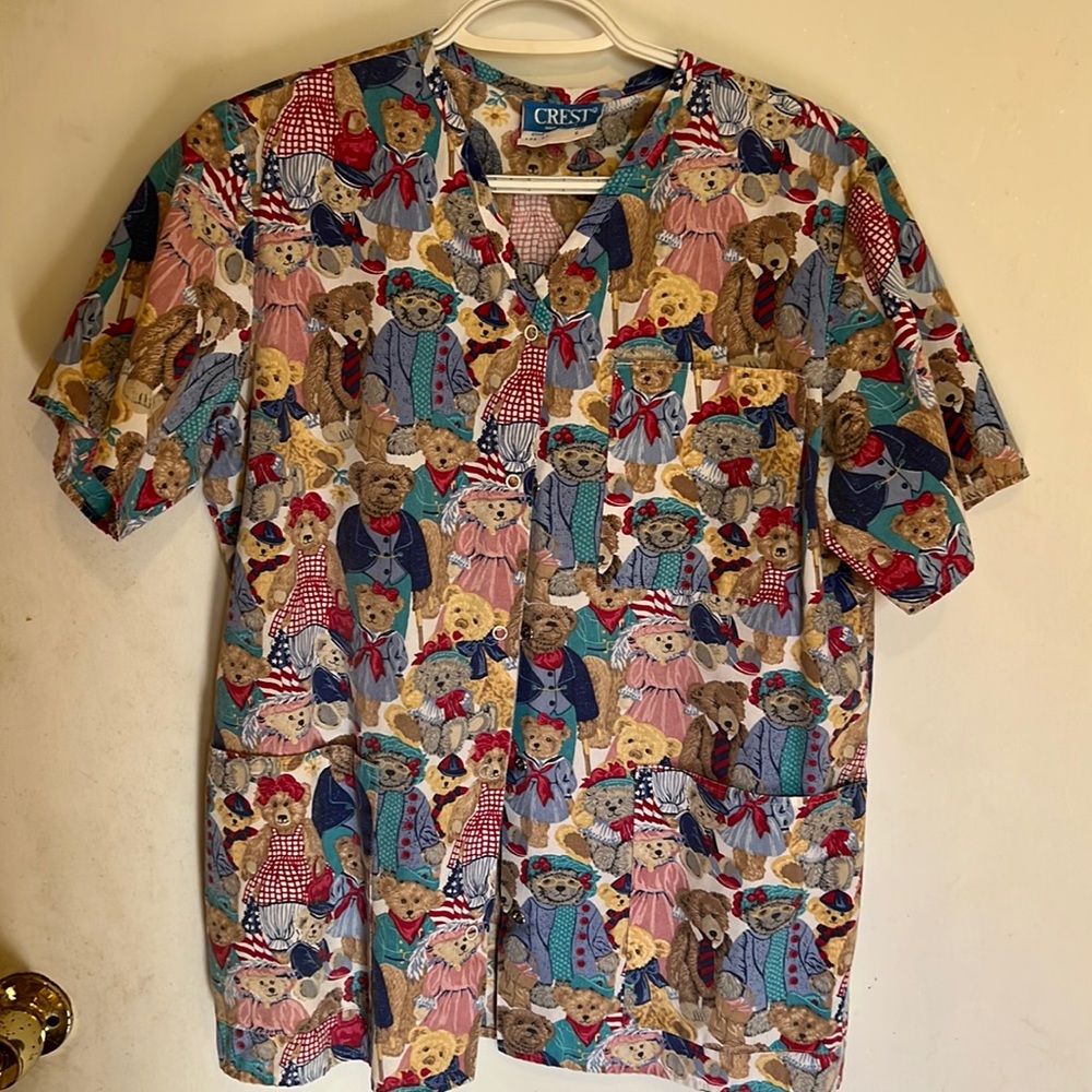 Button up scrubs!